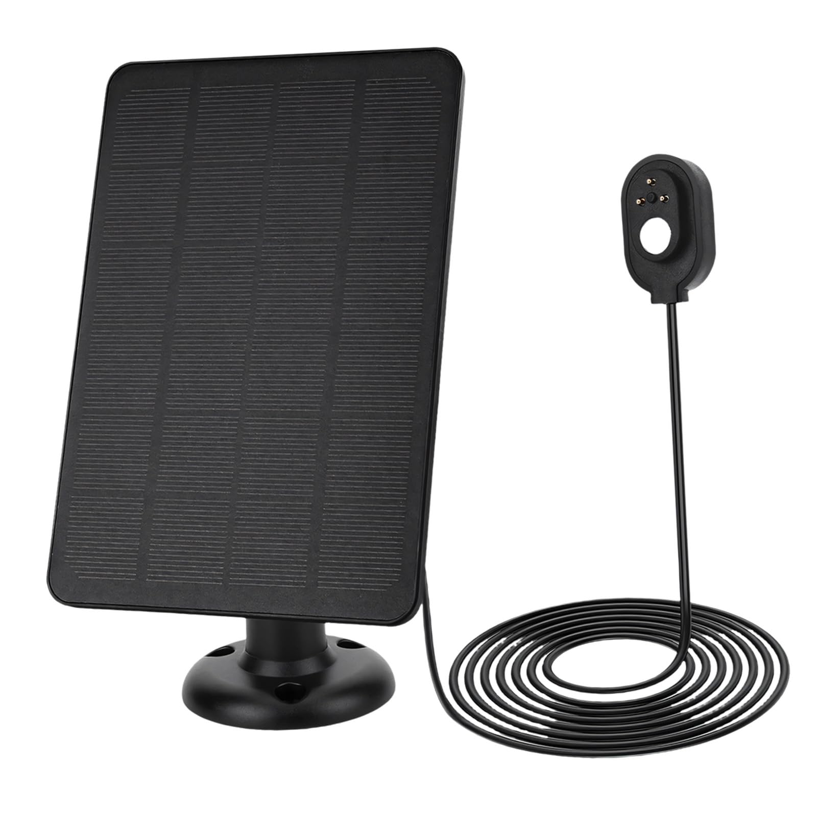 Efficient Solar Charging Panel for Cameras Adjustable Mount Sturdy ABS Build Weatherproof Solar Device