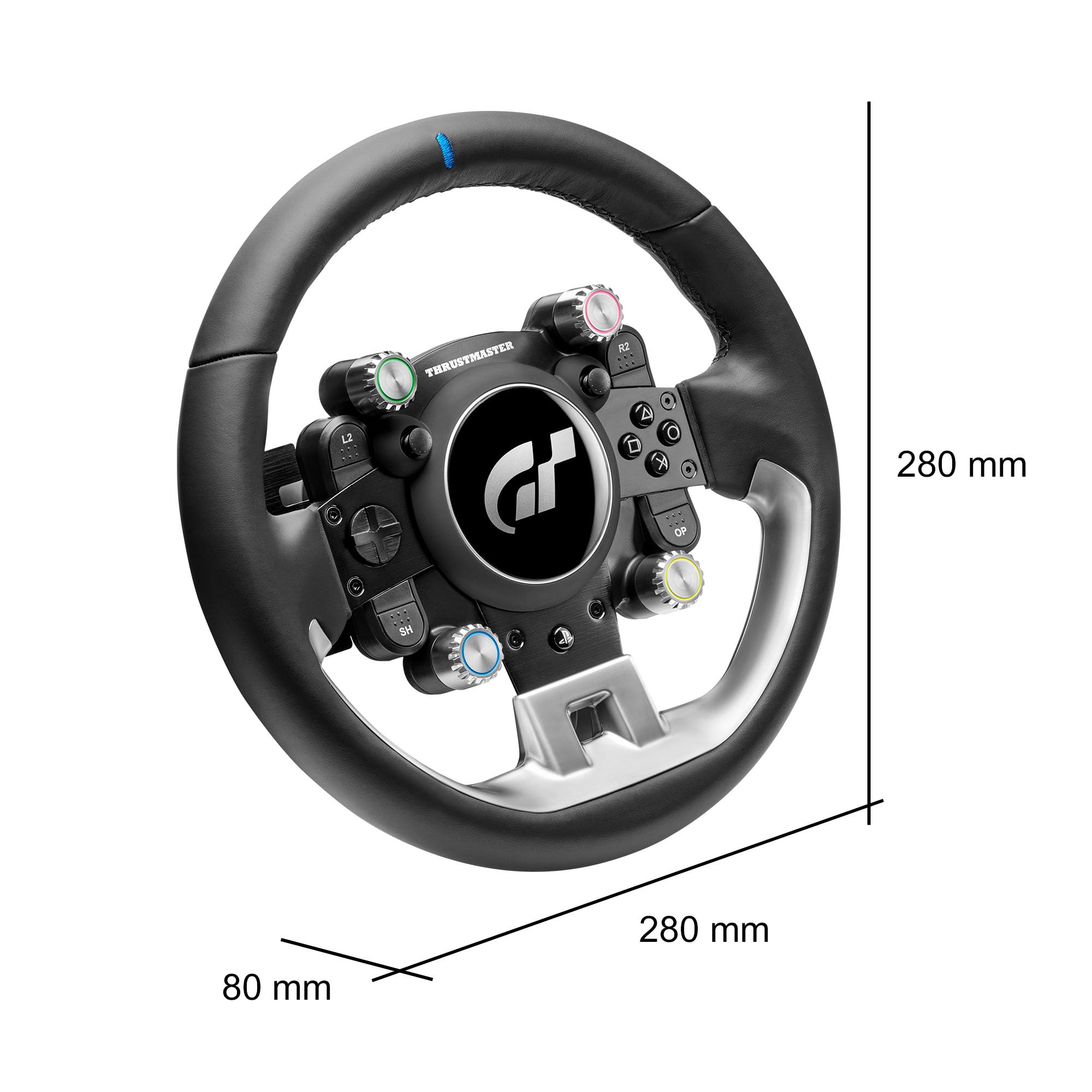 Thrustmaster GT Wheel Add-On, Volante Gran Turismo con licencia oficial para PS5, PS4 y PC