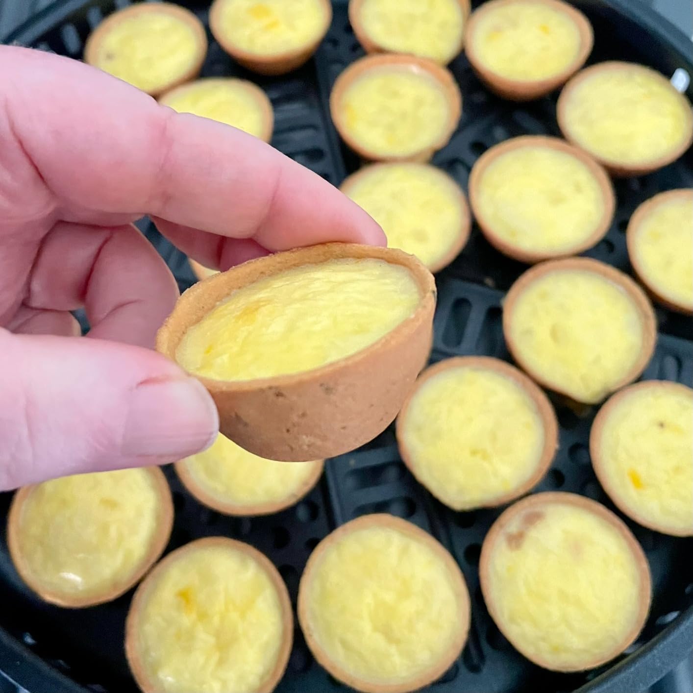 CROC'IN Pesto Tartlet Shells Edible Savoury Appetizer Basil Pesto