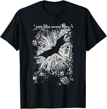 Amazon.com: Batman Dark Knight Rises Crumbled T-Shirt