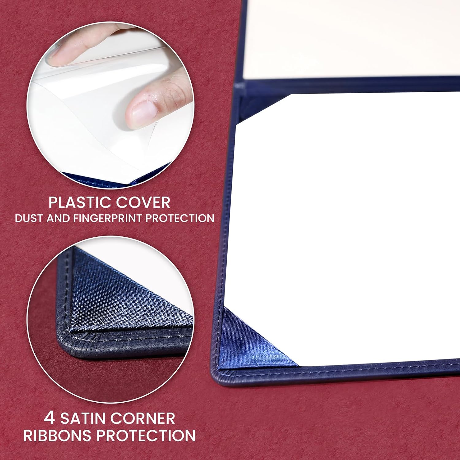  US Citizenship Certificate Holder, Padded PU Leather Cover thumbnail