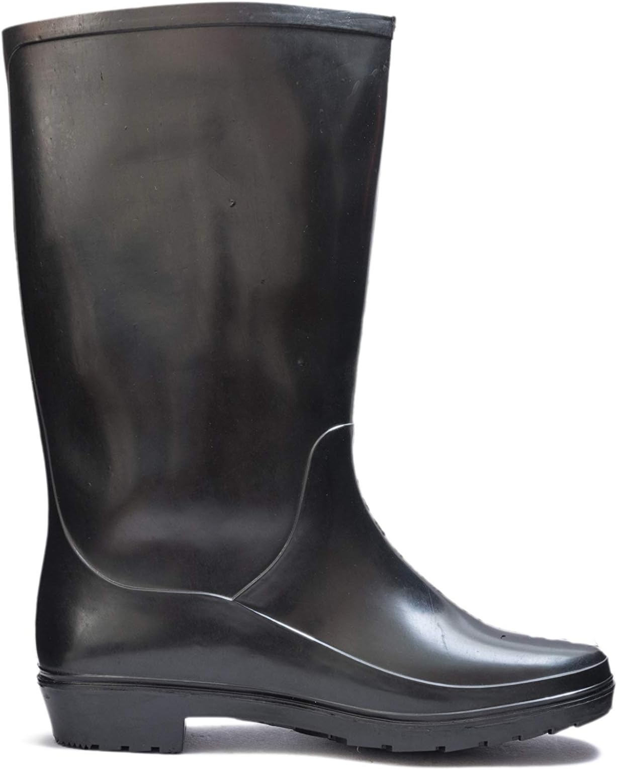 Hillson Leather Tech Safety 101 Black Gumboot with Lining -Size-09