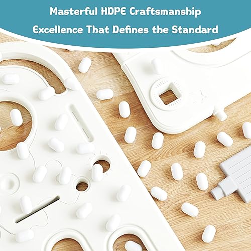 Miniatura 6 de Tobogán para bebés con aro de baloncesto, telescopio para interiores y exteriores, parque infantil