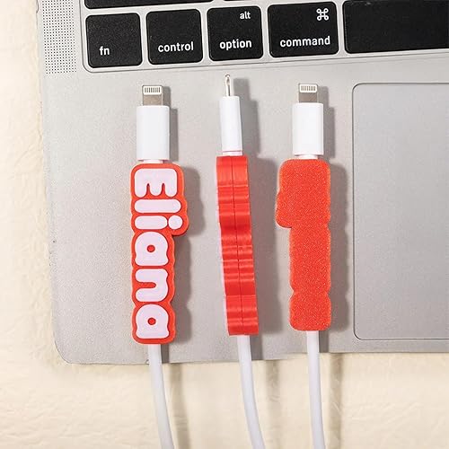 Miniatura 6 de callie Personalized USB C/Type C Cable for iPhone 16/15/Pro/Pro Max/iPad, and More, Custom 3D Print Name USB Cable 1.5 Meter (4.9 FT)