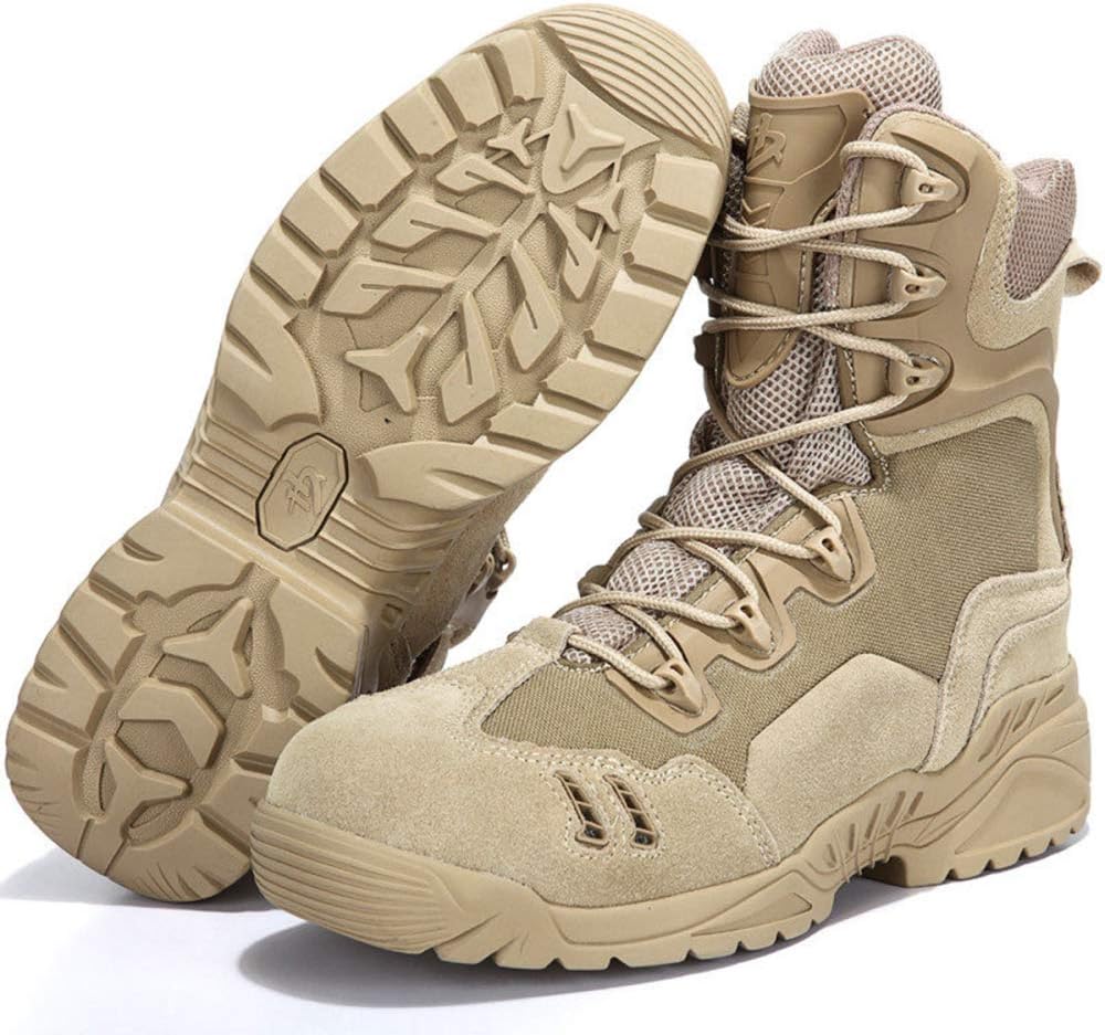 GTYW, Men's Winter High-top Ultra Light Combat Boots, 511 Tactical Boots Marine Hiking Shoes, 38-45