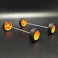 Vista 4 de EUDAX Kit de paquete de engranajes de plástico de 82 piezas – Juego de accesorios surtidos de engranajes de bricolaje para juguete, motor, coche