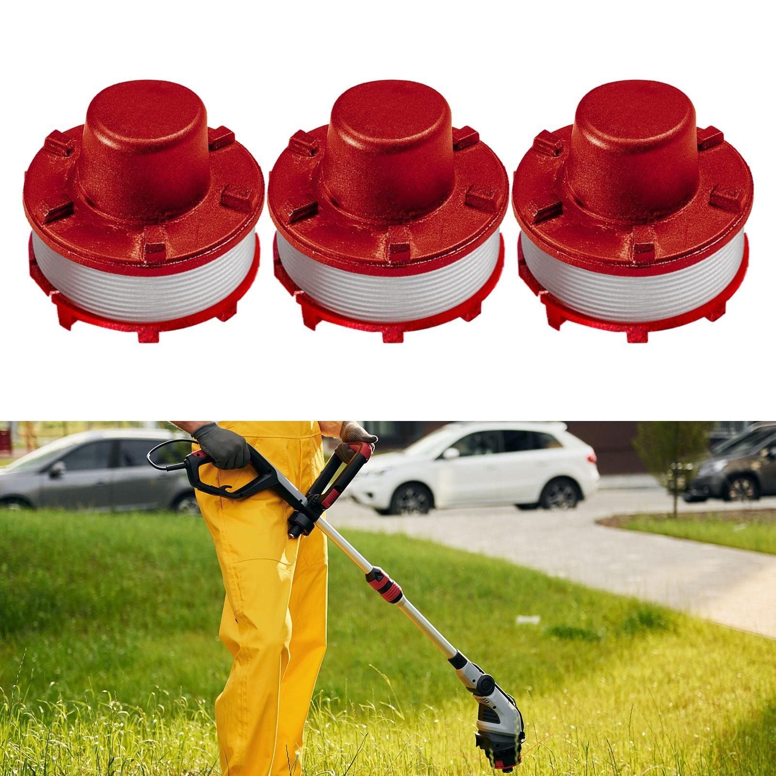 Grass Trimmer Line Spools Lawn Trimmer Accessory for GE-CT 36/30 Li for E Replacement Line Spool