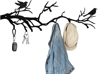 Tree Branch Wall Decor, Wall Mounted Coat Rack - an Artistic Blend of Function and Design27.5 x 9.5",7 Hooks.
