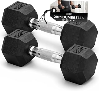 Dumbbells Set | Weights Dumbbells Set | Metal Dumbbells Pair | Hex Dumbbell For Workouts | Dumbbell Set For Home Training & Gym | Weights Set | Anti Slip & Anti Roll