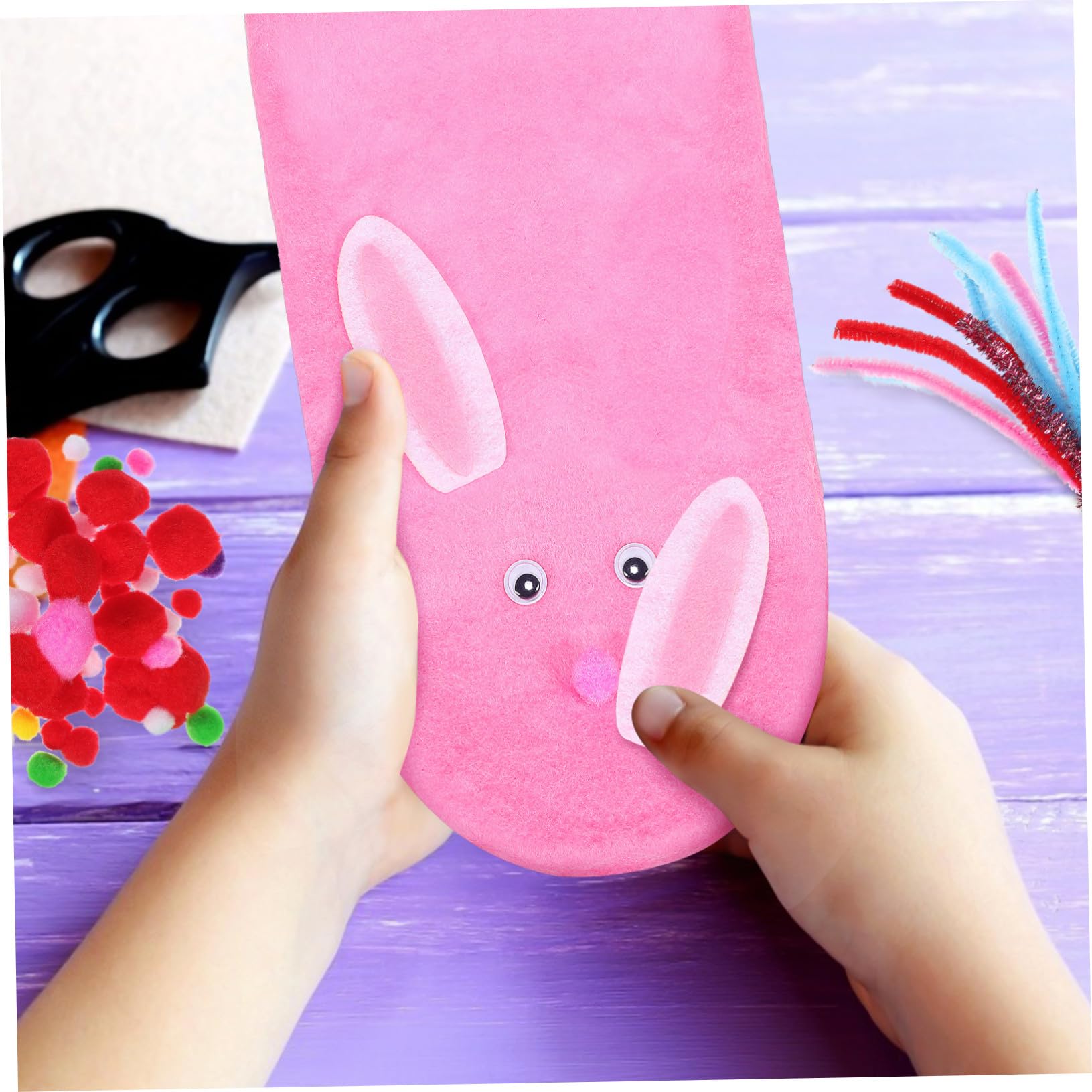 Gatuida Kit per Burattini Mano in Feltro Design Vivaci e Motivi Adorabili, Facile da Usare e Adatto a Tutti i Livelli, per Feste e Lavoretti Creativi