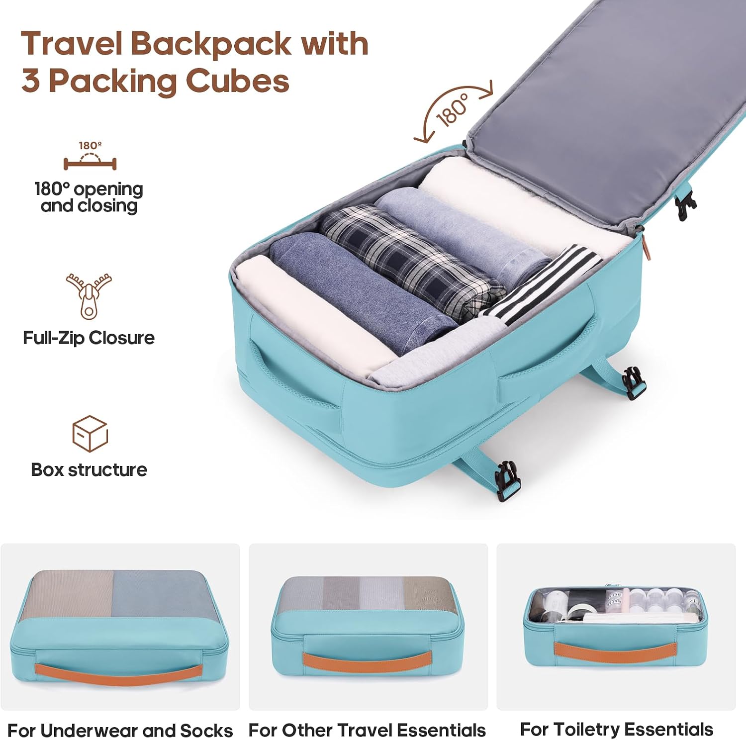 Luggage Sets 7 Piece, Durable Hardside ABS Carry on Luggage with Spinner Wheels & YKK Zipper TSA Lock, Large Checked Travel Suitcase With Backpack Set for Men and Women,20/24/28 Inch thumbnail