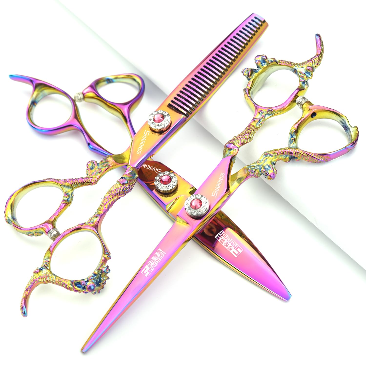 Amazon.com : 5.5/6 /7 Inch Purple scissors Knight Professional