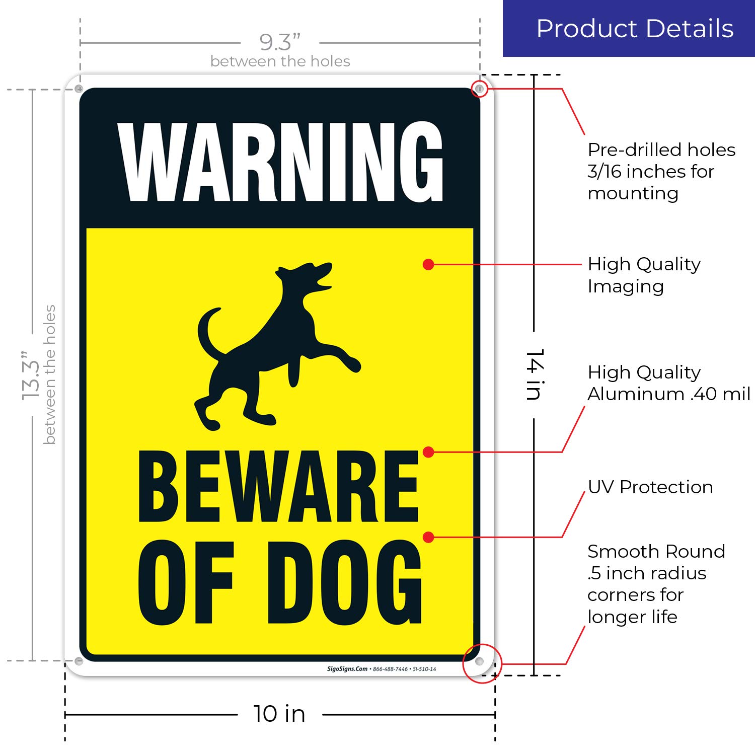 Amazon.co.jp: Beware of Dog Sign [並行輸入品] : 文房具