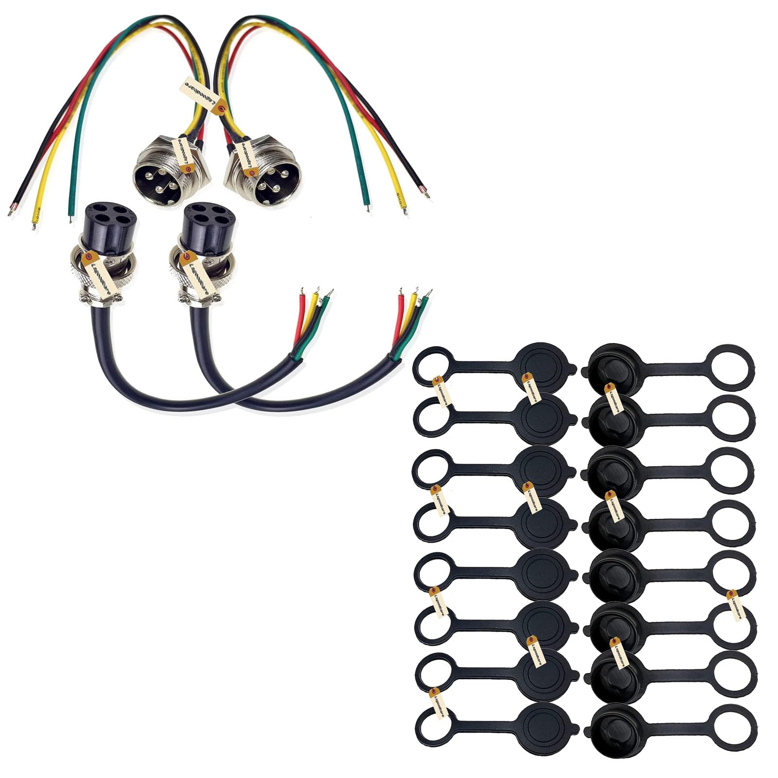 Amazon.com: GX16-4Pin Female & Male Aviation Connector Power Cable