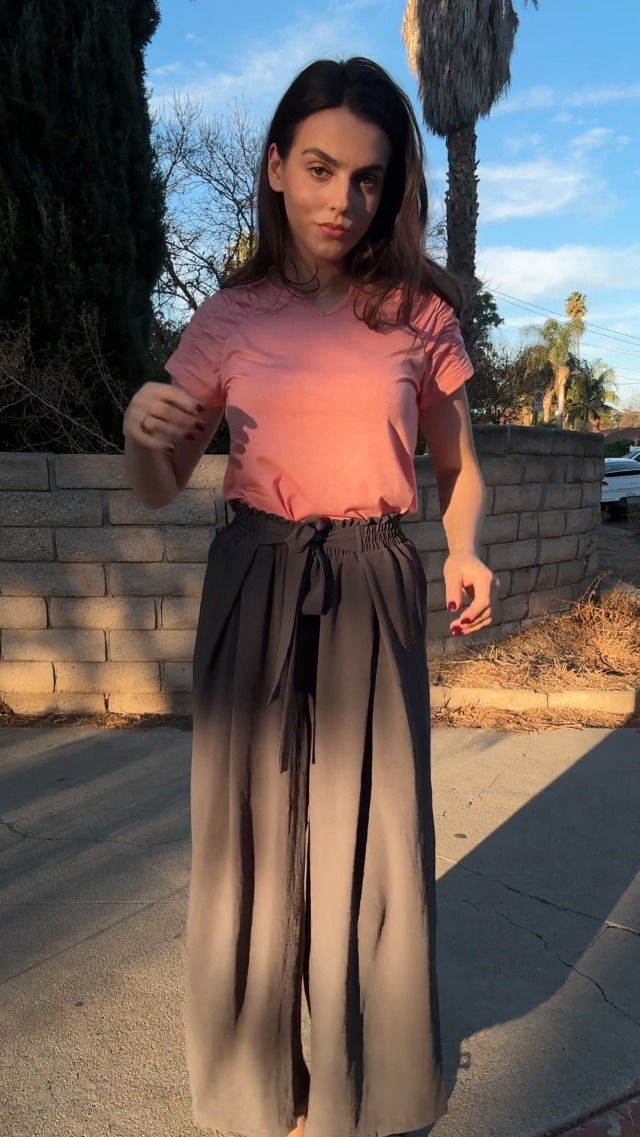 Amazon.com: Teepie Women's Black Dress Pants High Waist Wide Leg Long  Palazzo Pants Knot Tie Trousers with Pockets Lounge Pants : Clothing, Shoes  & Jewelry