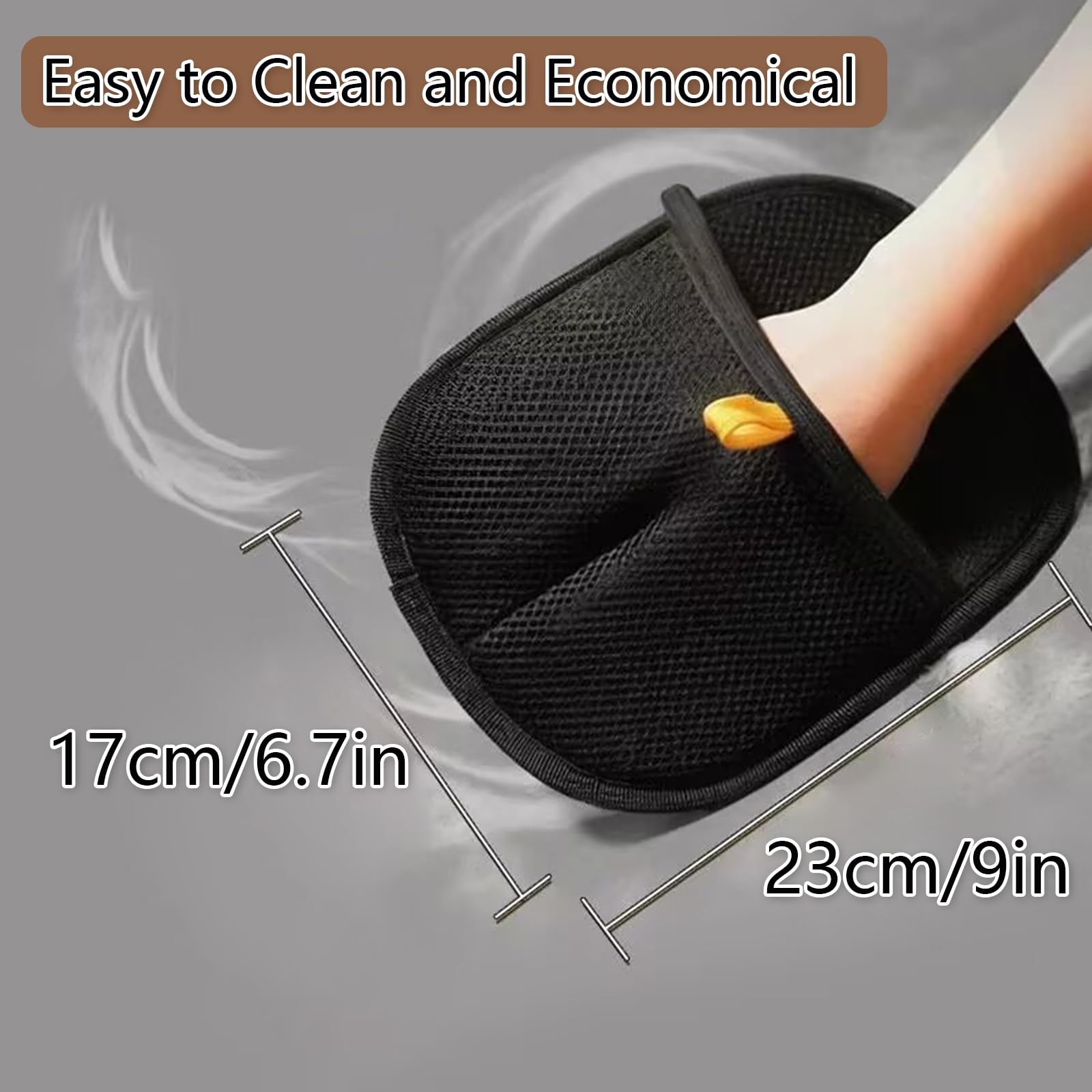 2Pcs Double Sided Pet Grooming Gloves, Dog Washing Gloves, Cat Grooming Glove, Static Removal pet hair removal glove Pet Hair - Image 4