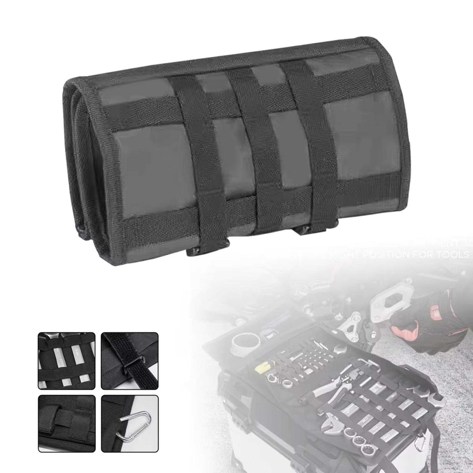 Borsa Per Attrezzi Universale Per Moto Per Per Kit Di Riparazione Portatile Per Sella Stoccaggio Per Grande Per Laterale Capacità Sacche Moto