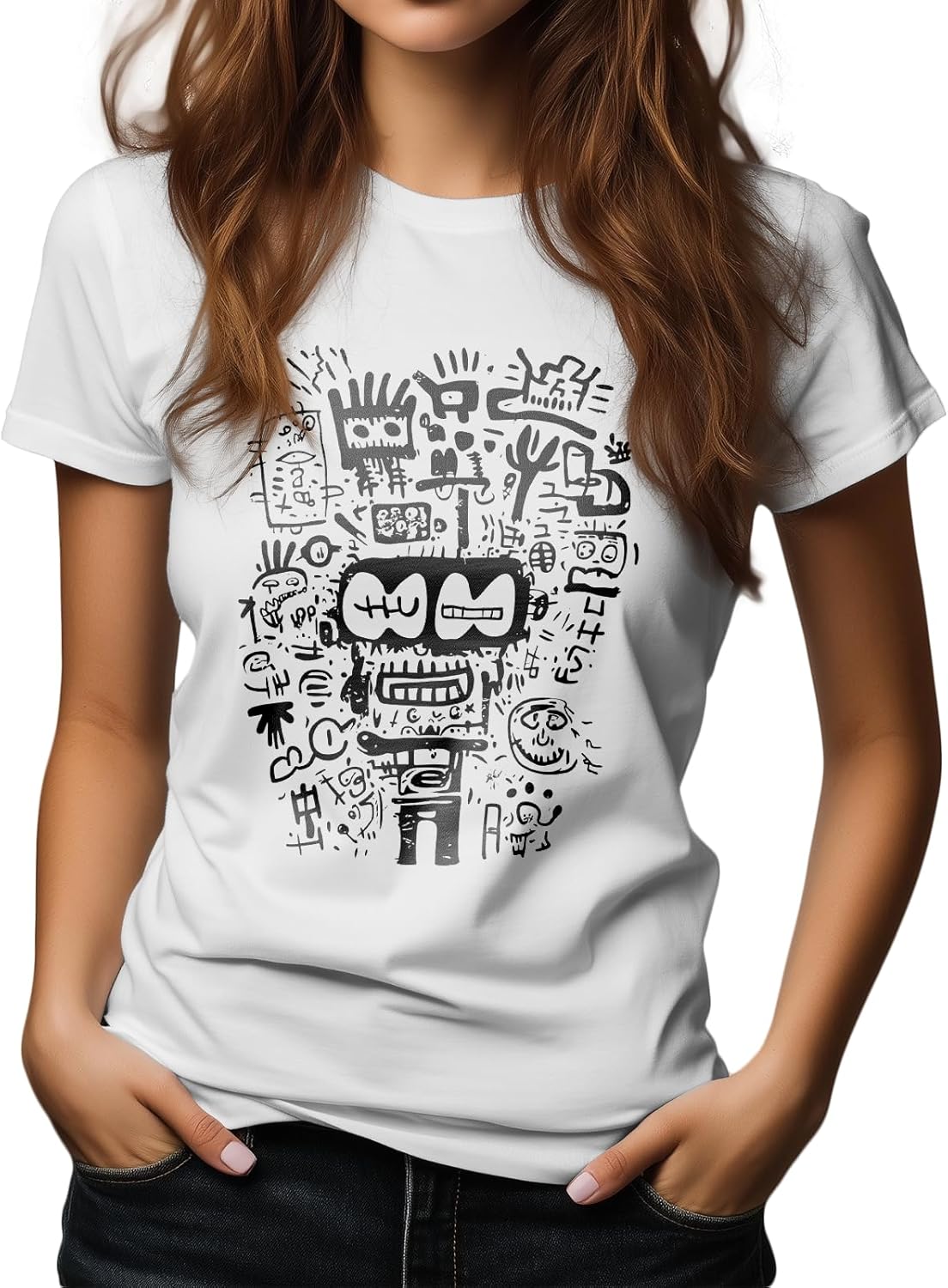 T Shirts for Women Crew Neck Comfy Cotton Short Sleeve Shirts Casual Fashion Cute Graphic Tee Shirt Summer Tops