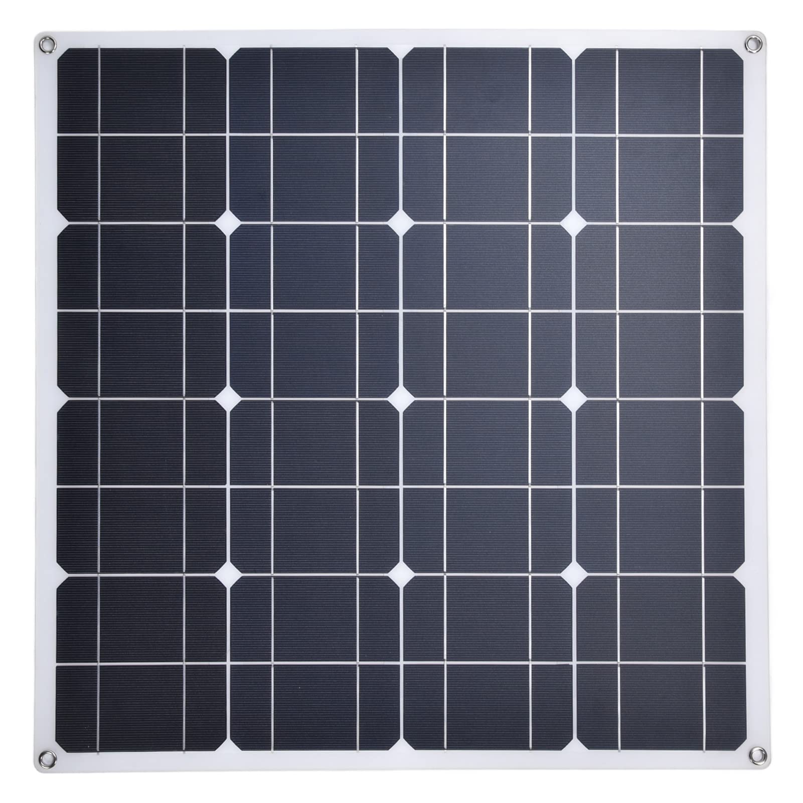 Tnfeeon Panel Solar Monocristalino 60W, Kit con Salida USB 12V DC, para