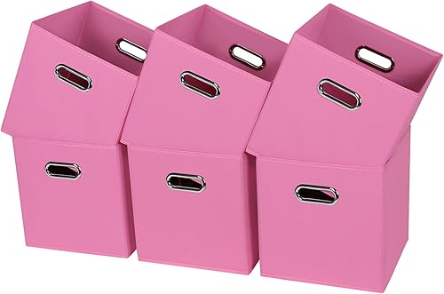 Miniatura 21 de Contenedores de almacenamiento de tela negra, 13 x 13 x 13 pulgadas, cajas de almacenamiento plegables con doble asa, caja organizadora de tela