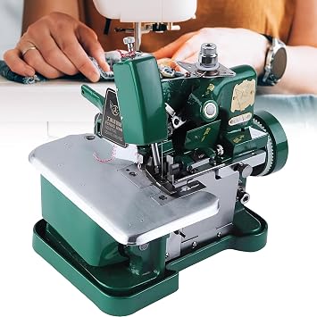 Overlock Sewing Machine, 250W High-Speed Serger with Adjustable Stitch Length for Cotton, Wool, and Knit Fabrics