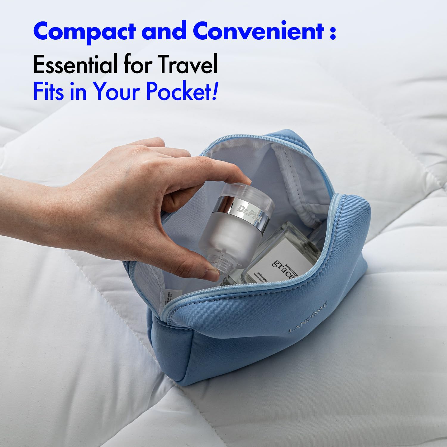 Dr. Piel Shower Filter for travel - Travel Essentials Shower Filter, Ultra Small & Light, Improves the condition of your skin & hair, Easy Installation