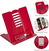 Vista 6 de Soporte de libro de metal ajustable para lectura