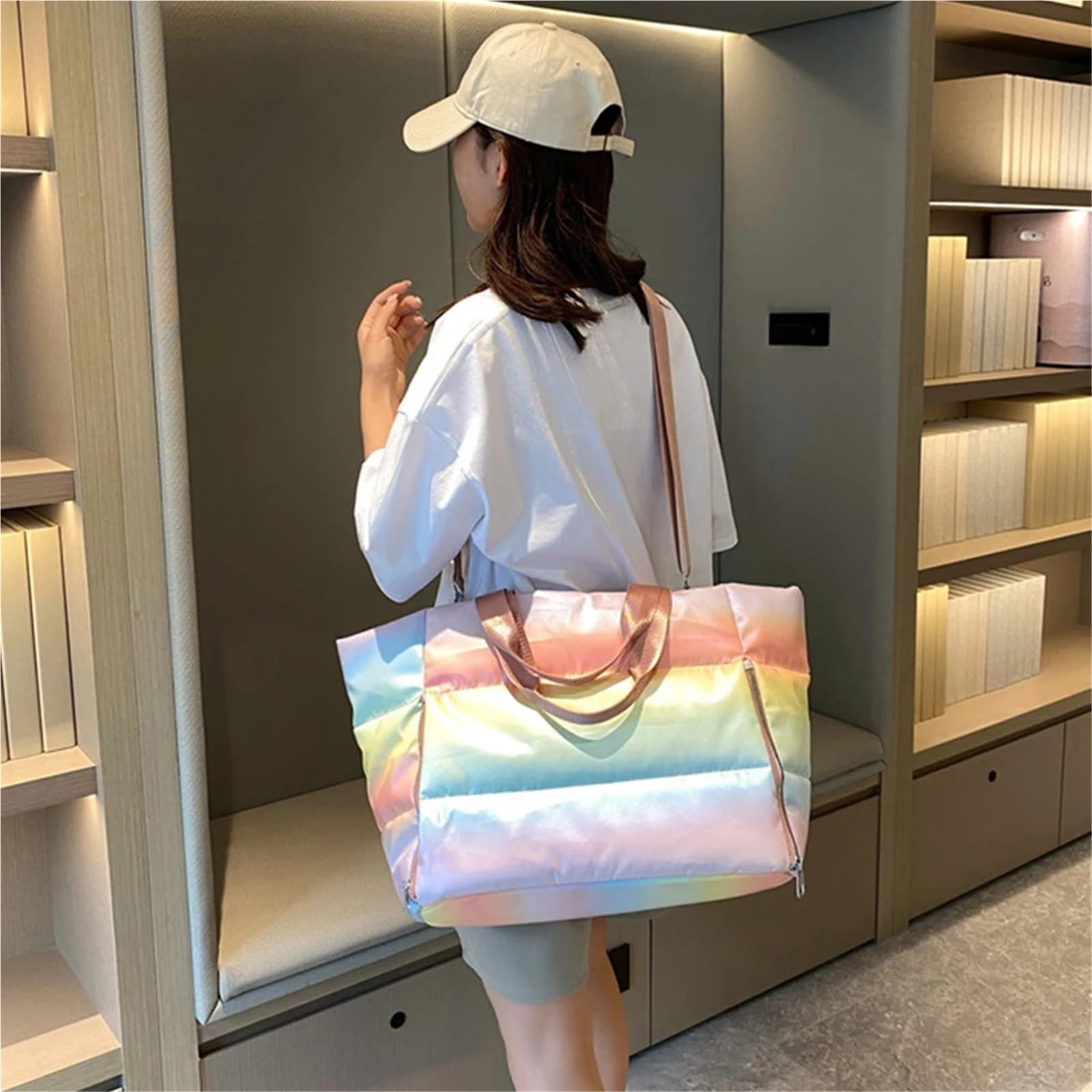 Borsa per Racchetta da Tennis Borsa da palestra da donna in nylon