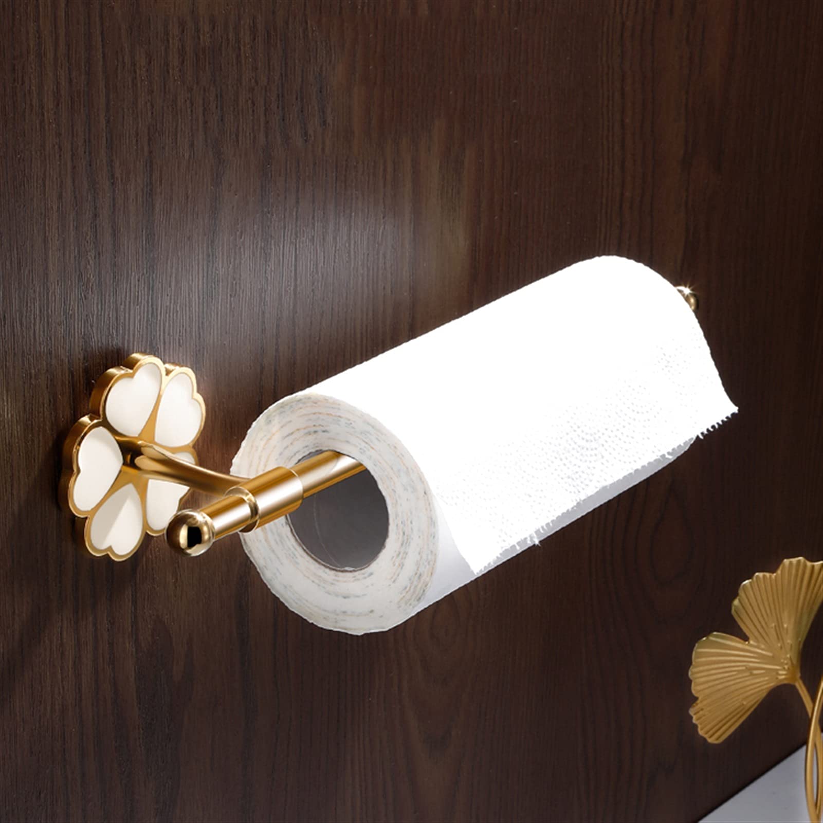 YXSH Portarrollos De Cocina Portarrollos De Cocina Creativo Portarrollos De Papel Montado En La Pared Portarrollos De Toallas Dispensador Adecuado para Cocina Despensa Lavandería Garaje Portarrollos
