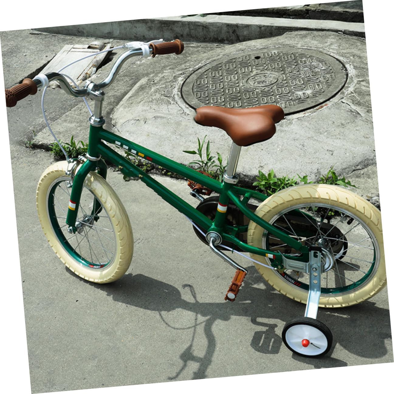 Wear-resistant Bike Training Wheels Replacement Stabilizers for S Bicycle Balance Auxiliary Wheels for Boys and Learning to Ride