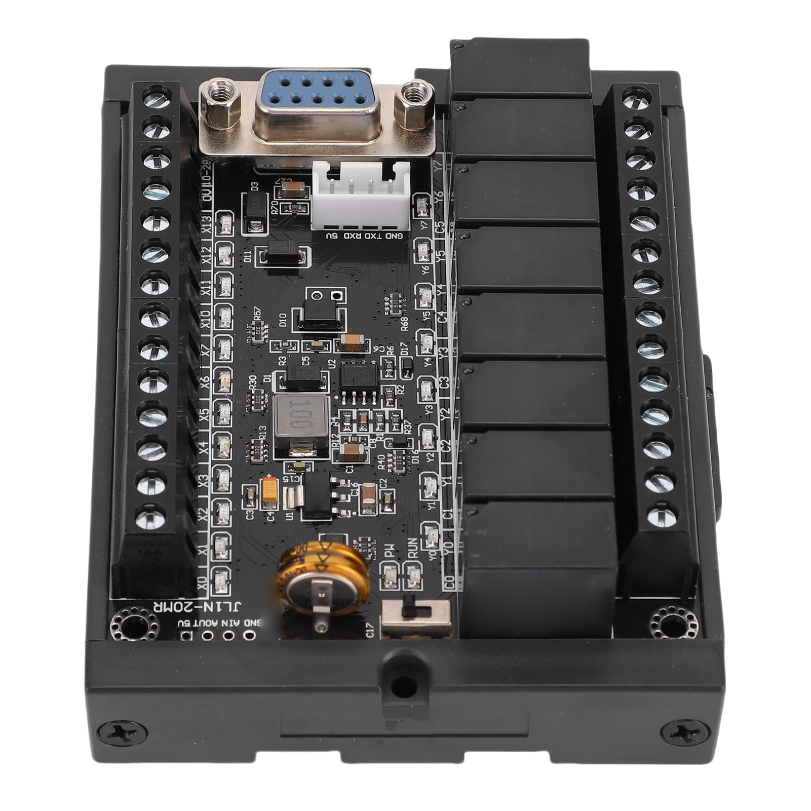 Płyta Sterownika PLC, Przemysłowy Programowalny moduł Logiczny z | 32-bitowy Przemysłowy MCU, Konstrukcja Przeciwzakłóceniowa, Obudowa Typu Szynowego, do Automatyki i Obrabiarek