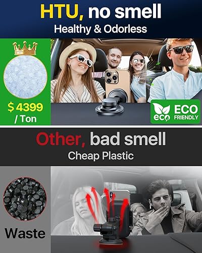 Miniatura 4 de HTU Soporte magnético para teléfono MagSafe (parabrisas+ventilación+tablero), soporte magnético para teléfono celular, accesorios de automóvil,