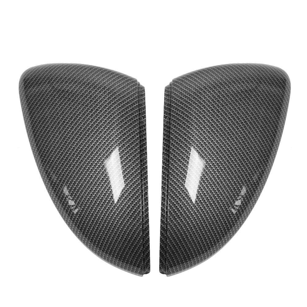 Copri specchietto retrovisore, 2 Pezzi Copri specchietto retrovisore in Fibra di Carbonio ABS Adatto per Golf 7 2014-2018