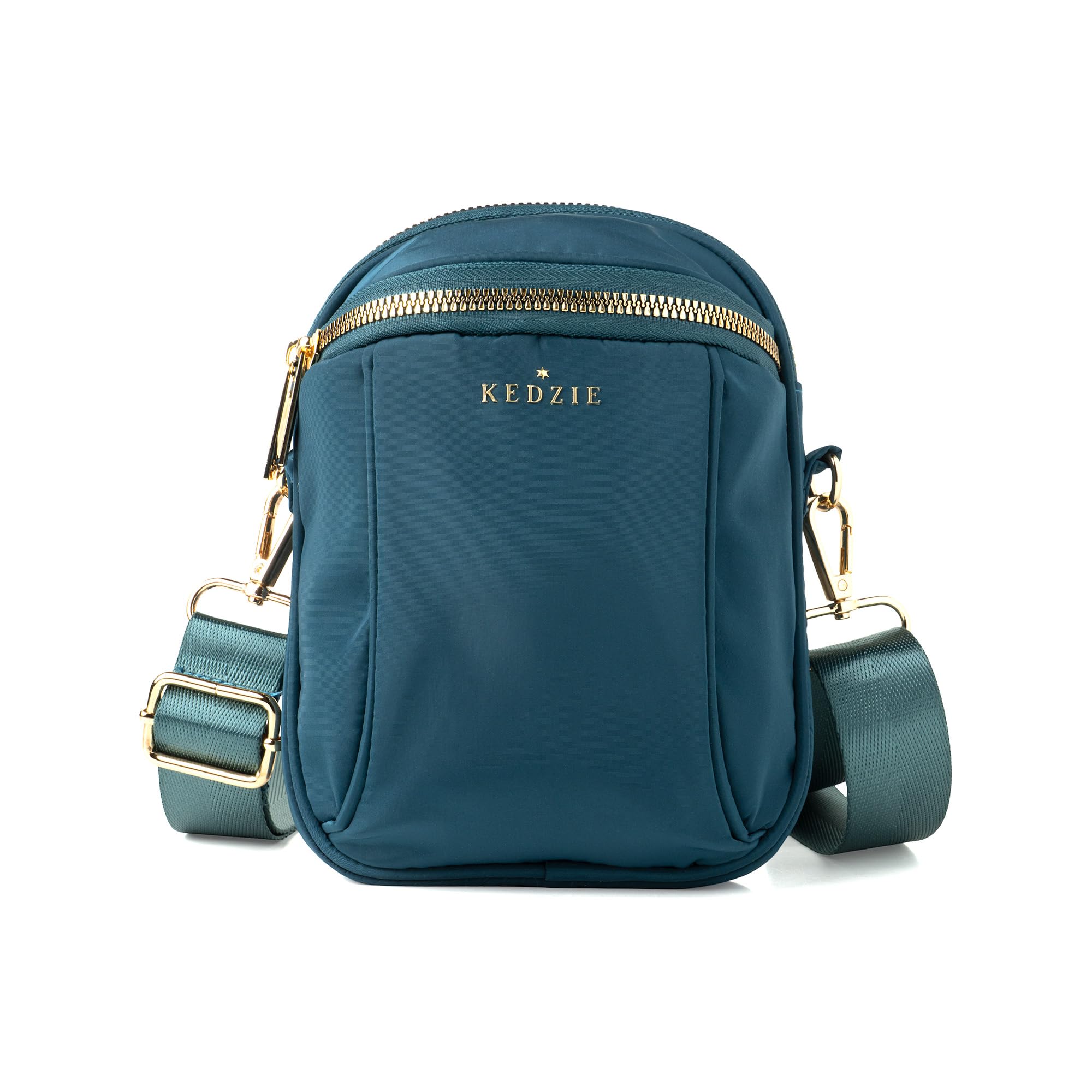 KEDZIE Midtown Crossbody Bag Lightweight Purse for Women - Teal