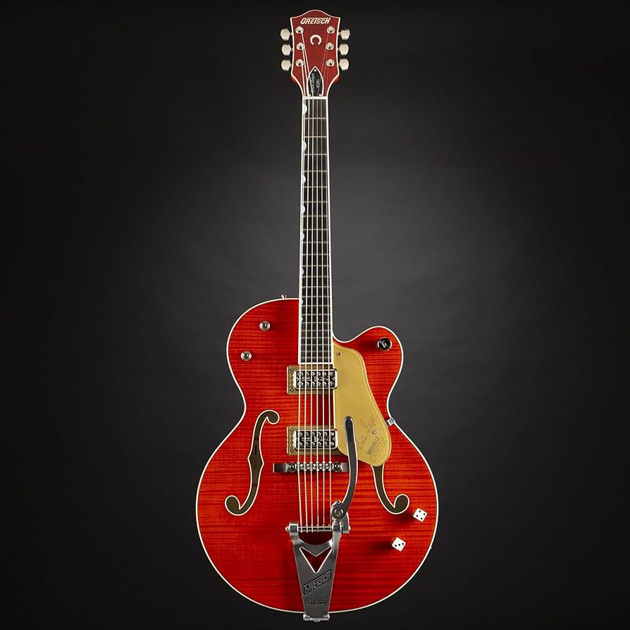 Amazon.com: Gretsch G6120TFM-BSNV Brian Setzer Signature Nashville
