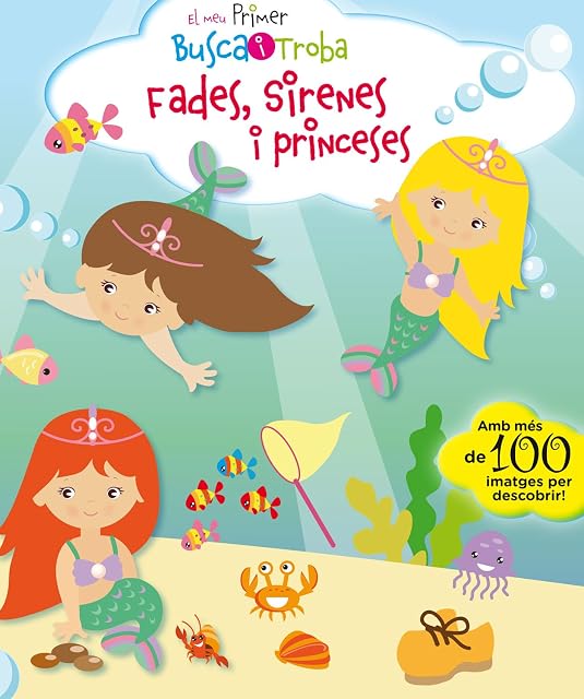 Portada de El meu primer busca i troba. Fades, sirenes i princeses