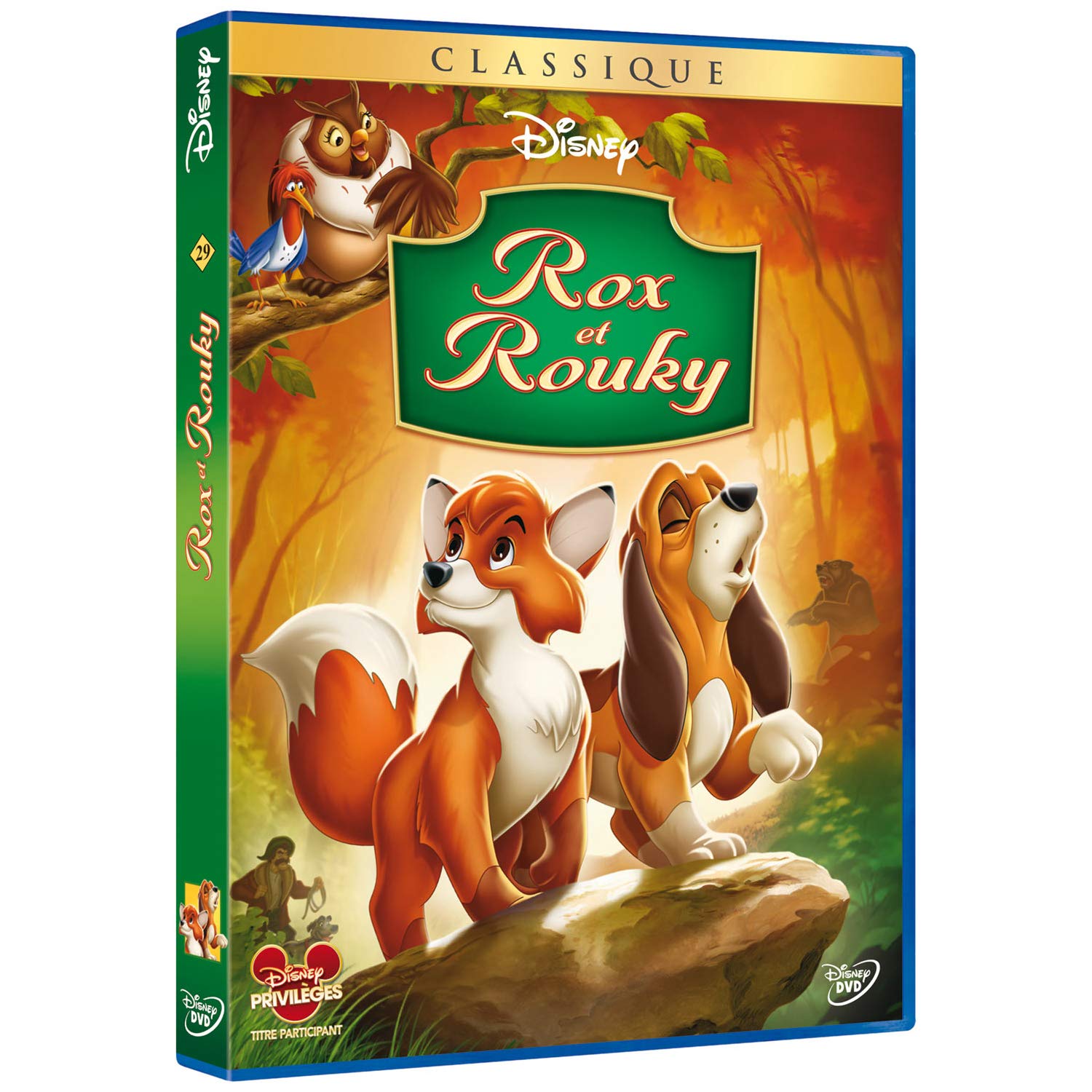 Rox et Rouky - Film d'Animation Disney en DVD