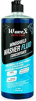Windshield Washer Fluid for Car 1000ml | Car Windshield Cleaner Add 20ml in Windshield Tank | Streak-Free, Crystal Clear Finish with Car Wiper Liquid