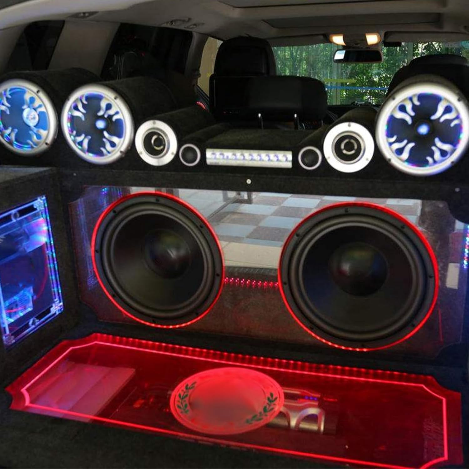 125 Watt Subwoofer Amp Board,Car Amplifier Board 12V, Audio 120W Pure Full Bass Subwoofer Core Auto Stereo Speaker Amp