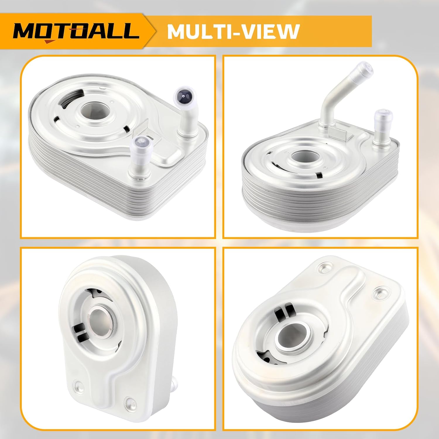 MOTOALL New Engine Oil Cooler 264102B740 for 2014-2020 Hyundai Kia 1.6L Turbo