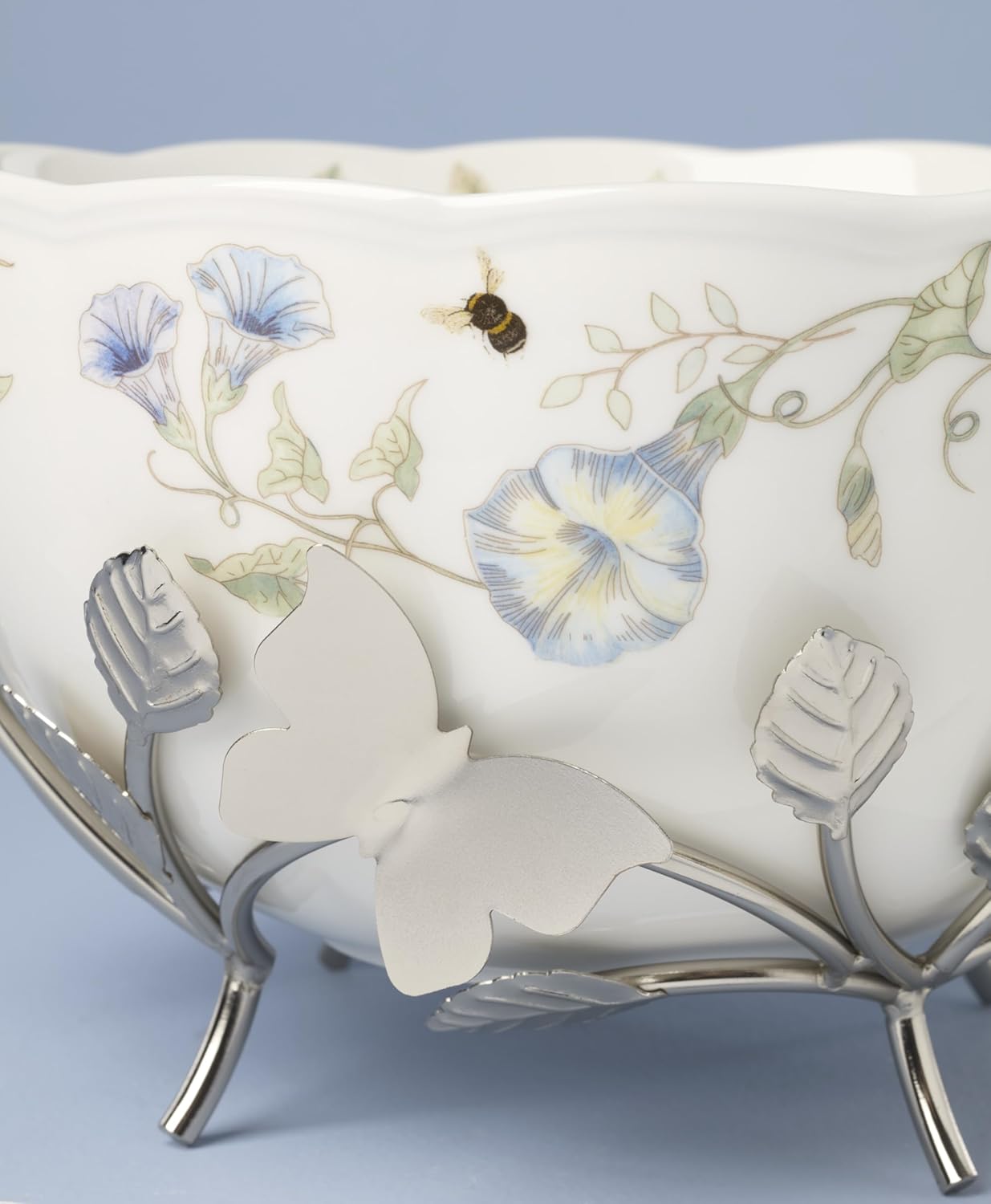 Lenox 897926 Butterfly Meadow 25th Anniversary Bowl With Stand