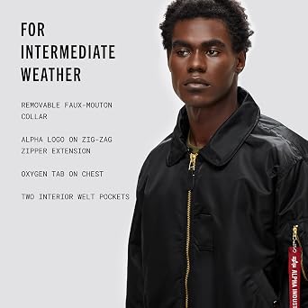 Alpha Industries Men's B-15 Flight Jacket