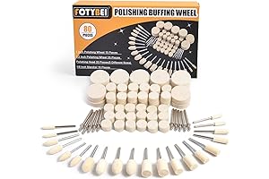 80Pcs Polishing Buffing Wheel for Dremel Polishing Kit