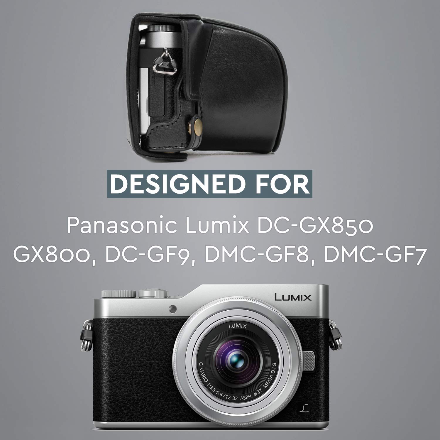 MegaGear Panasonic Lumix DC-GX850, DC-GF9 12-32mm Lens, DC-GX800