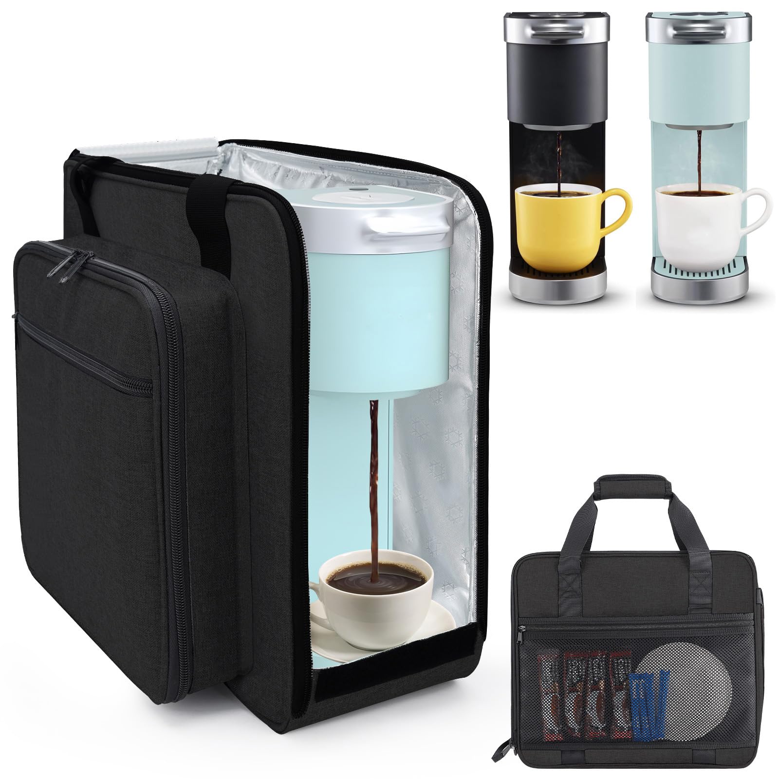 Amazon.com: Anitor Portable Carrying Coffee Maker Travel Bag Match