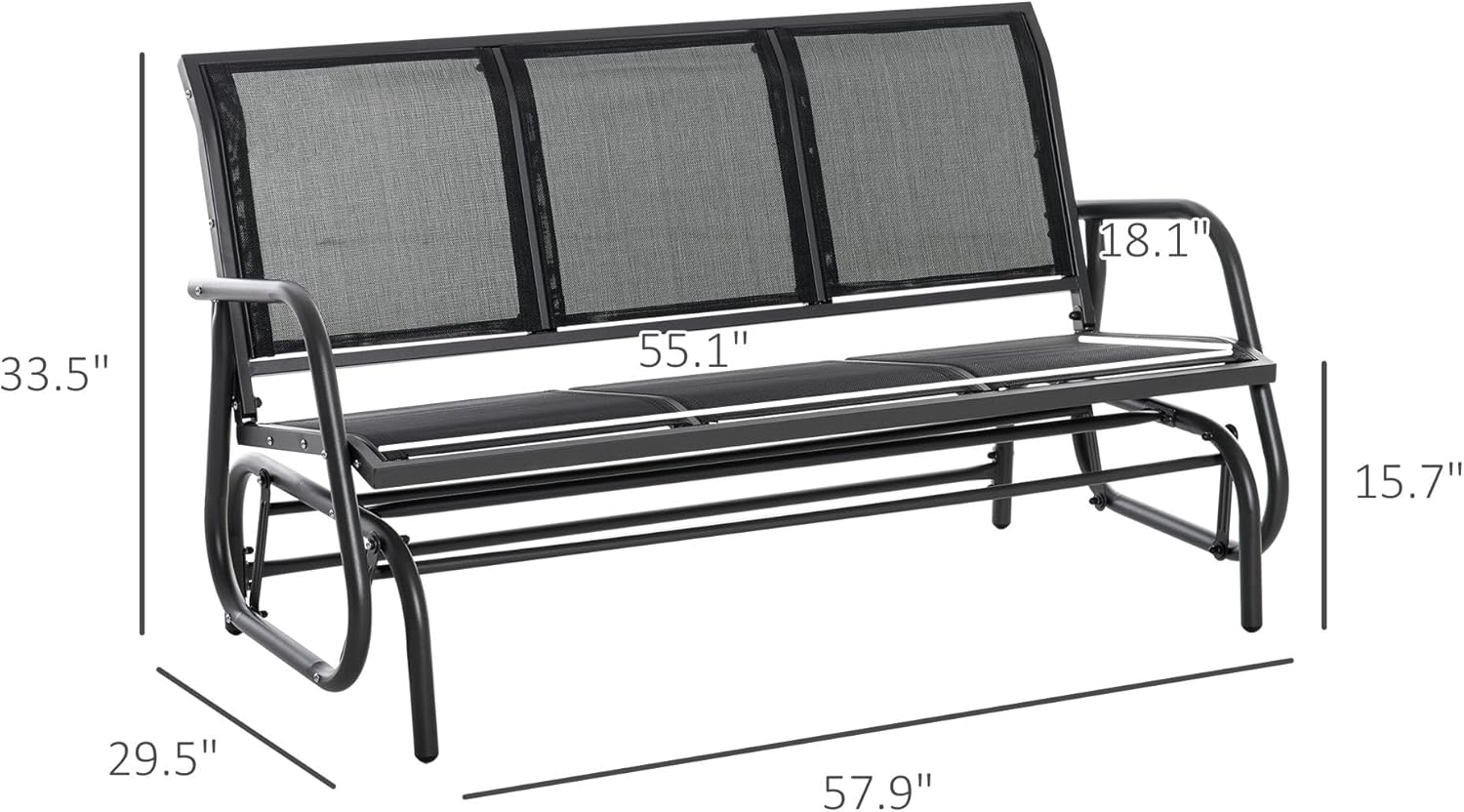 Patio Glider Bench
