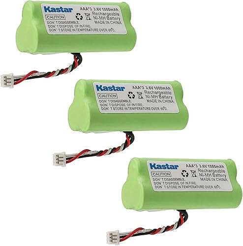 Kastar 3-Pack AAA 36V 1000mAh Ni-MH Batería recargable de repuesto para ZebraMotorola Symbol 82-67705-01 Símbolo LS-4278 LS4278-M BTRY-LS42RAAOE-01