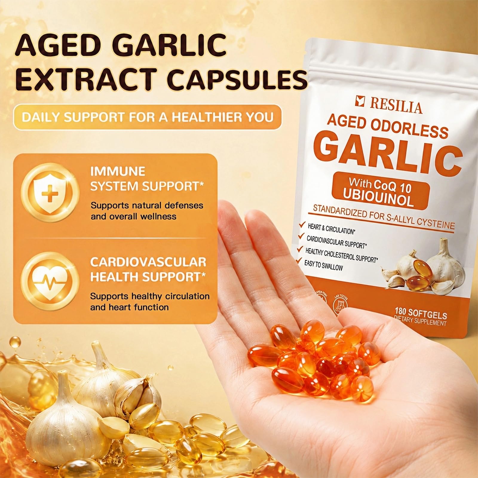 Extract Softgels (180 Count) with CoQ10 Ubiquinol – Standardized — Amazon image 4