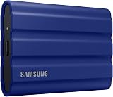 Samsung SSD Externe T7 Shield, 2 to, Bleu, MU-PE2T0R/EU, Vitesse de Lecture/écriture jusqu'à 1050Mo/s, USB 3.2 Gen 2 - 1