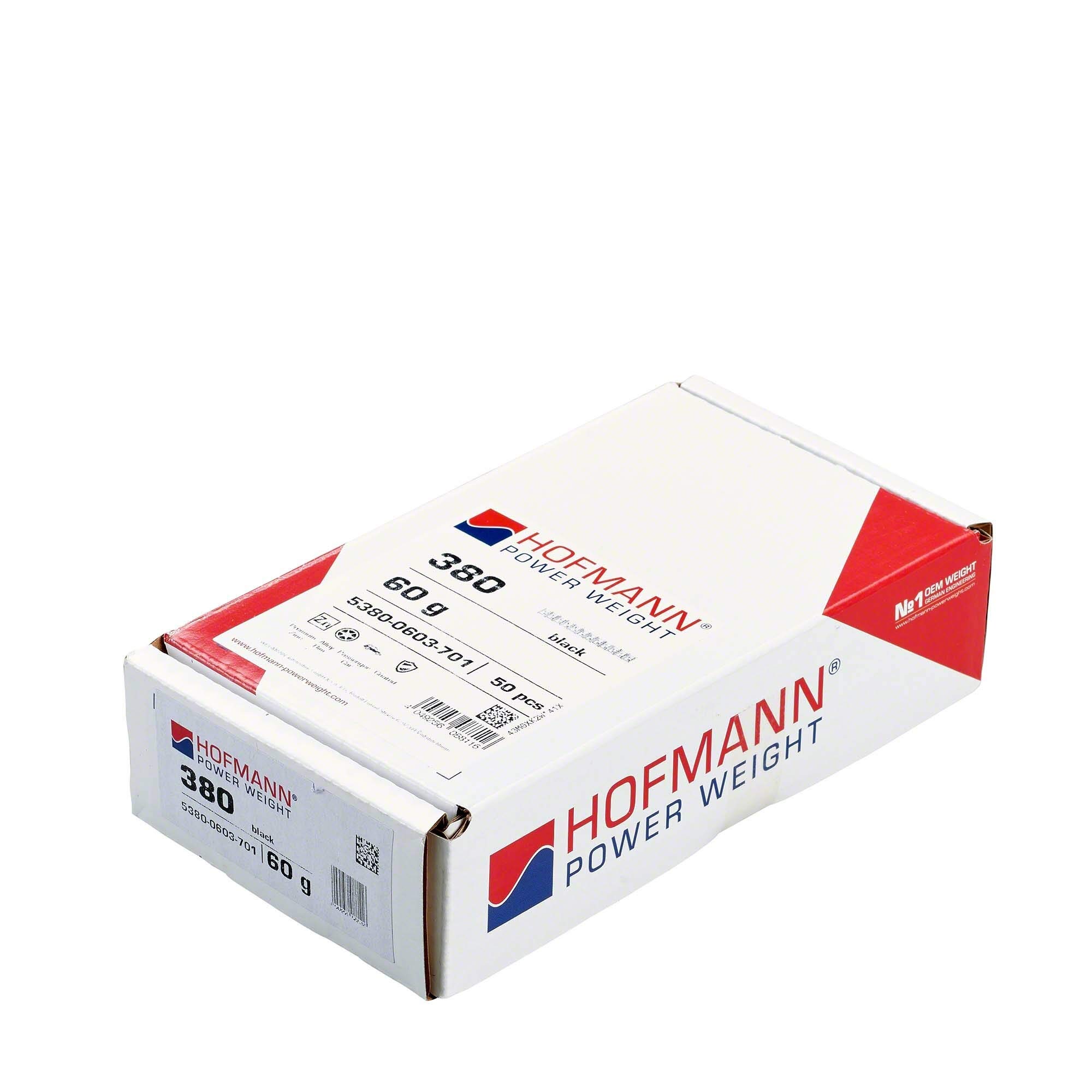 Hofmann Power Weight 50x Wuchtgewichte Klebegewichte schwarz 60g Auswuchtgewichte Klebe Gewichte Leichtmetallfelgen